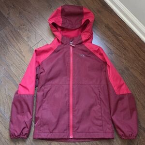 Columbia Youth Fleece Lined Rain Jacket Size S